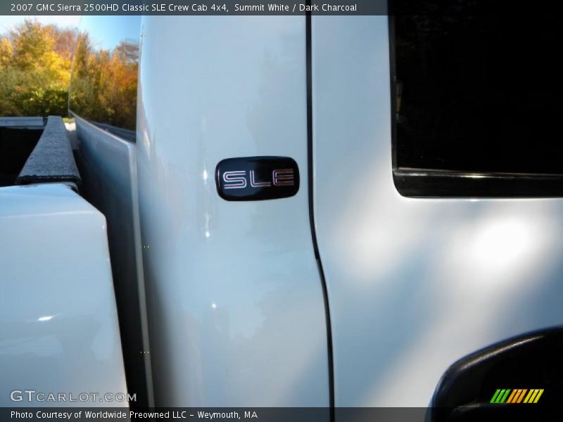 Summit White / Dark Charcoal 2007 GMC Sierra 2500HD Classic SLE Crew Cab 4x4