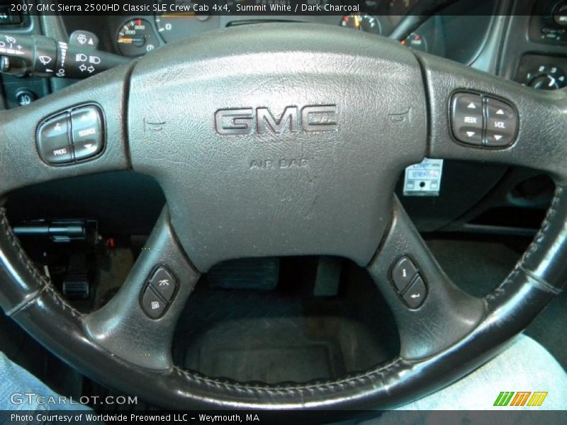 Summit White / Dark Charcoal 2007 GMC Sierra 2500HD Classic SLE Crew Cab 4x4