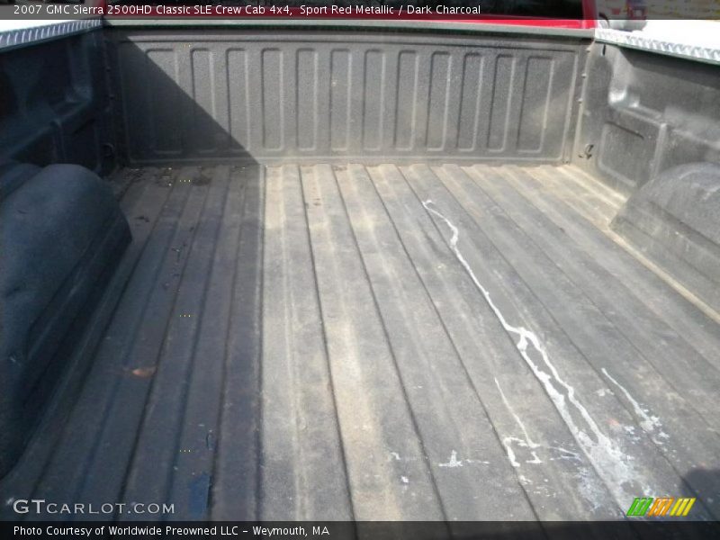 Sport Red Metallic / Dark Charcoal 2007 GMC Sierra 2500HD Classic SLE Crew Cab 4x4