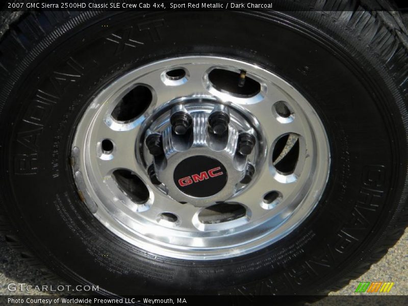 Sport Red Metallic / Dark Charcoal 2007 GMC Sierra 2500HD Classic SLE Crew Cab 4x4