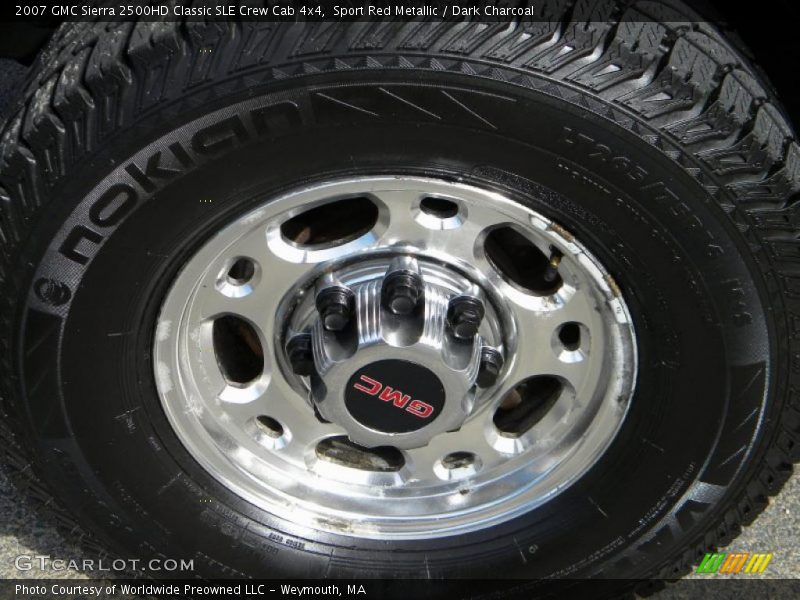 Sport Red Metallic / Dark Charcoal 2007 GMC Sierra 2500HD Classic SLE Crew Cab 4x4