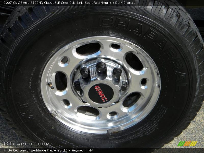 Sport Red Metallic / Dark Charcoal 2007 GMC Sierra 2500HD Classic SLE Crew Cab 4x4