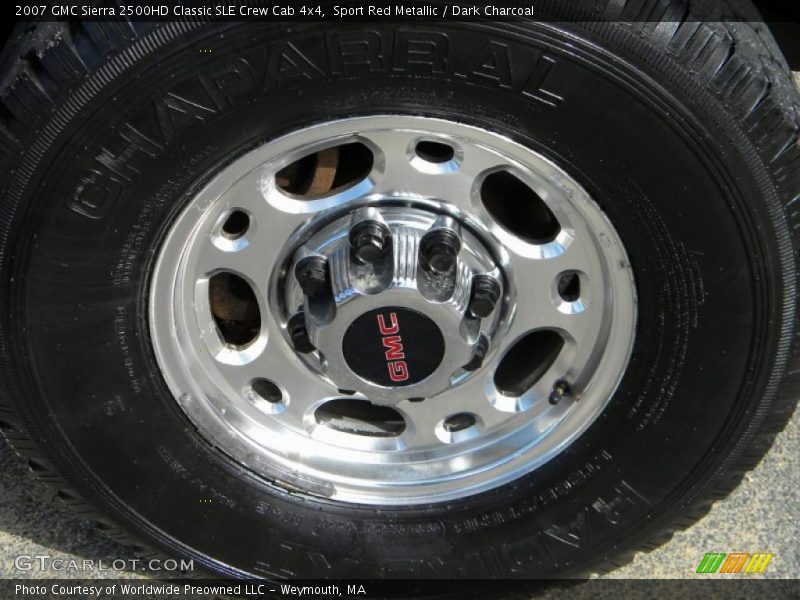 Sport Red Metallic / Dark Charcoal 2007 GMC Sierra 2500HD Classic SLE Crew Cab 4x4