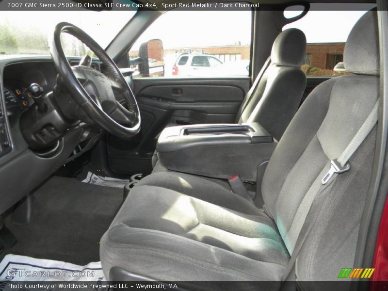 Sport Red Metallic / Dark Charcoal 2007 GMC Sierra 2500HD Classic SLE Crew Cab 4x4