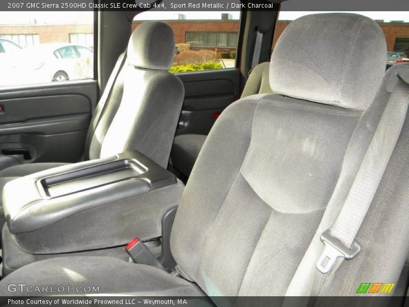 Sport Red Metallic / Dark Charcoal 2007 GMC Sierra 2500HD Classic SLE Crew Cab 4x4