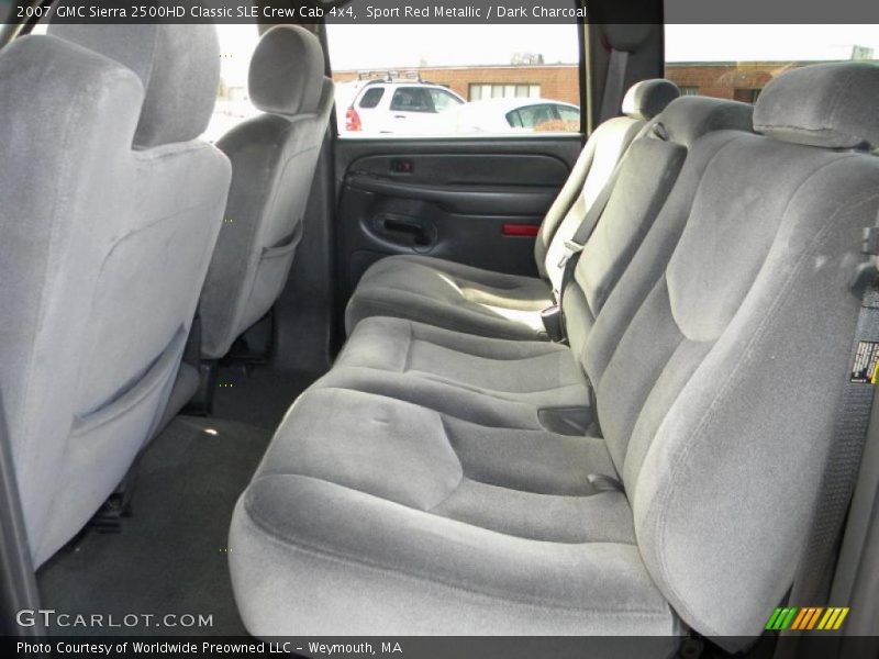 Sport Red Metallic / Dark Charcoal 2007 GMC Sierra 2500HD Classic SLE Crew Cab 4x4