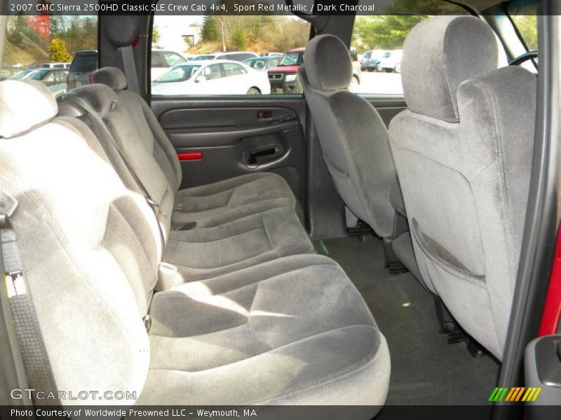 Sport Red Metallic / Dark Charcoal 2007 GMC Sierra 2500HD Classic SLE Crew Cab 4x4
