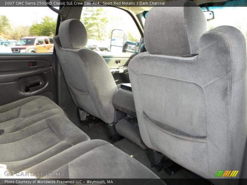 Sport Red Metallic / Dark Charcoal 2007 GMC Sierra 2500HD Classic SLE Crew Cab 4x4