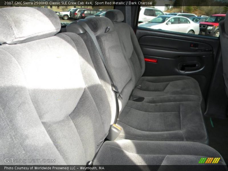Sport Red Metallic / Dark Charcoal 2007 GMC Sierra 2500HD Classic SLE Crew Cab 4x4