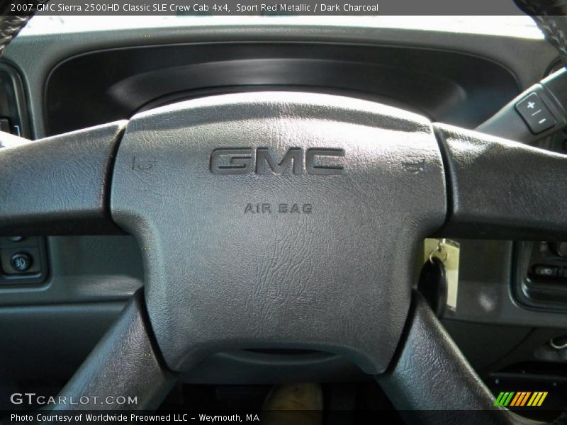 Sport Red Metallic / Dark Charcoal 2007 GMC Sierra 2500HD Classic SLE Crew Cab 4x4