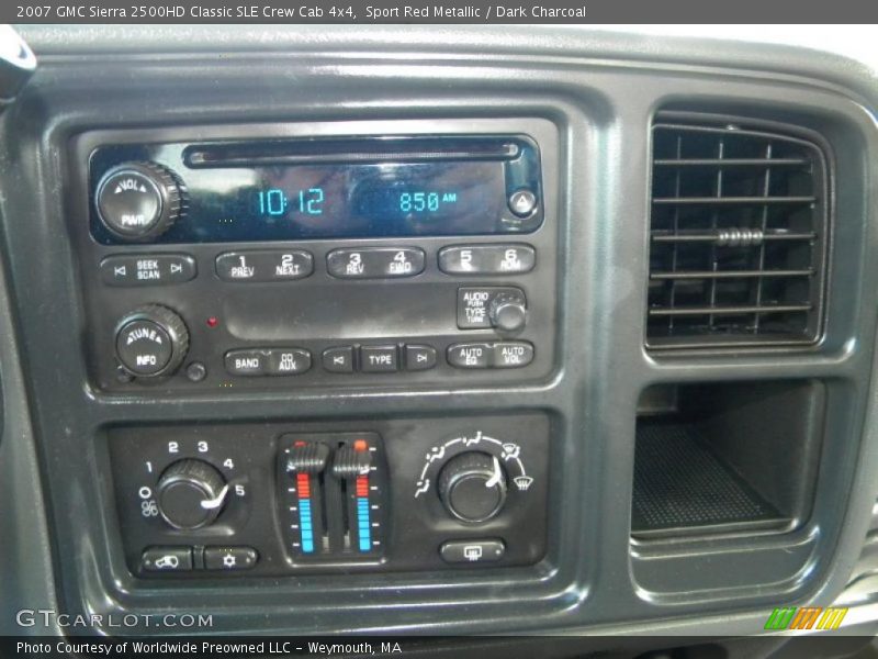 Sport Red Metallic / Dark Charcoal 2007 GMC Sierra 2500HD Classic SLE Crew Cab 4x4