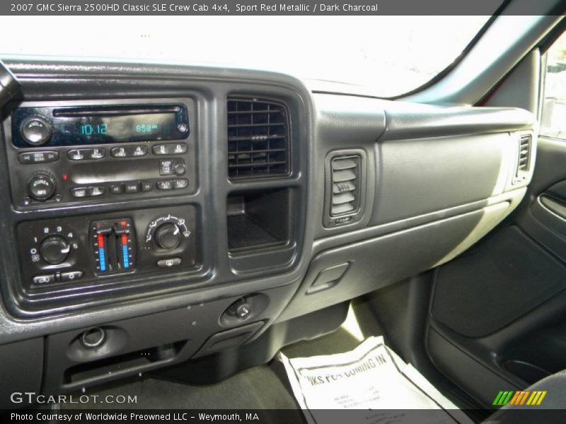 Sport Red Metallic / Dark Charcoal 2007 GMC Sierra 2500HD Classic SLE Crew Cab 4x4