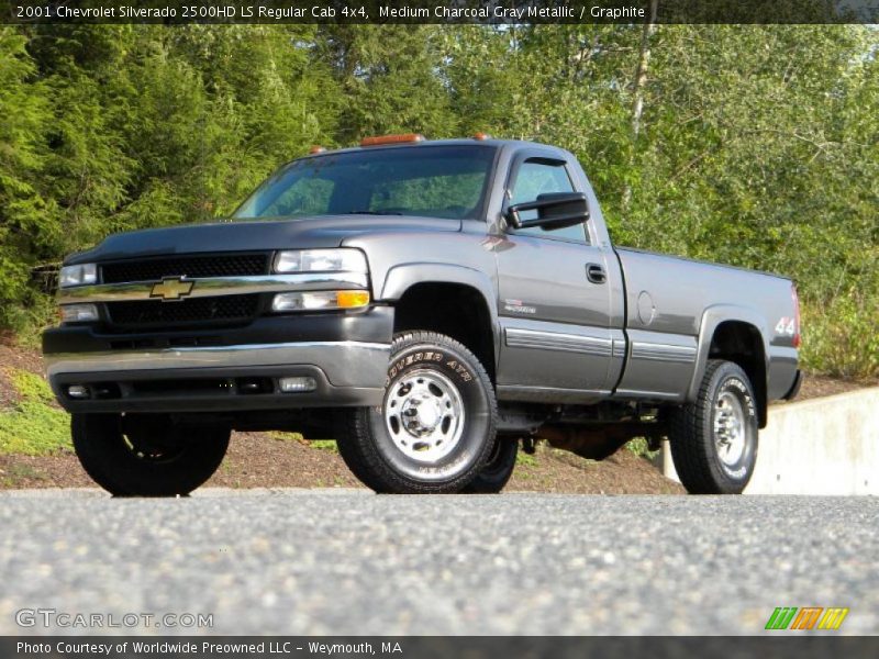  2001 Silverado 2500HD LS Regular Cab 4x4 Medium Charcoal Gray Metallic