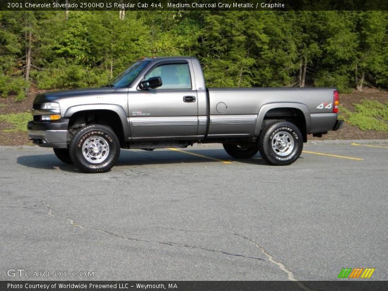  2001 Silverado 2500HD LS Regular Cab 4x4 Medium Charcoal Gray Metallic