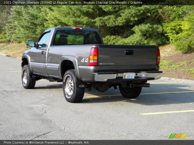Medium Charcoal Gray Metallic / Graphite 2001 Chevrolet Silverado 2500HD LS Regular Cab 4x4