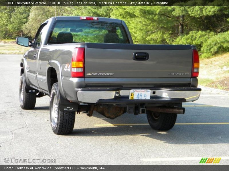 Medium Charcoal Gray Metallic / Graphite 2001 Chevrolet Silverado 2500HD LS Regular Cab 4x4