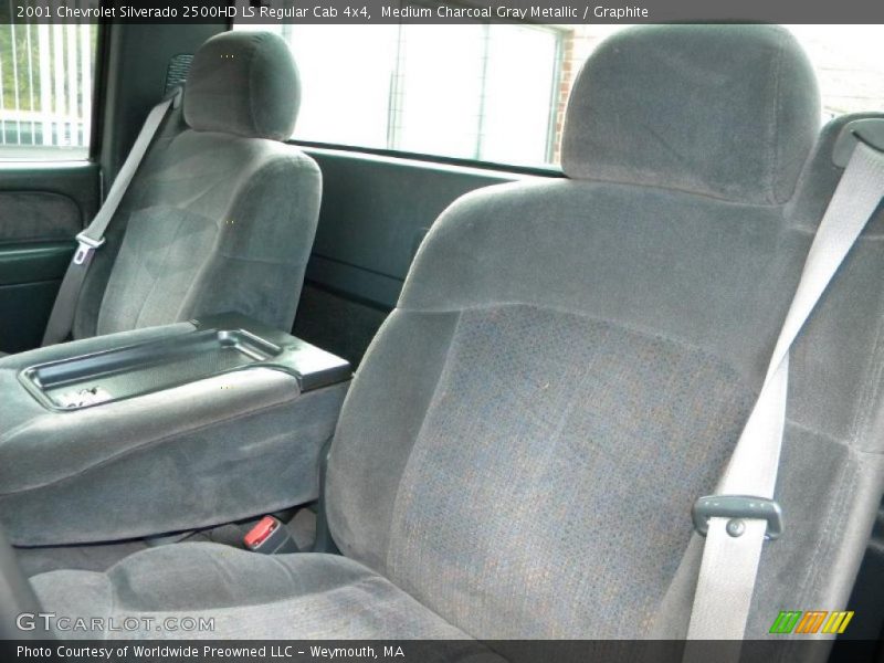 Medium Charcoal Gray Metallic / Graphite 2001 Chevrolet Silverado 2500HD LS Regular Cab 4x4