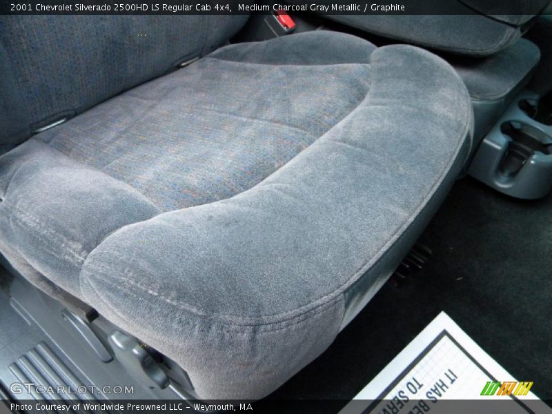 Medium Charcoal Gray Metallic / Graphite 2001 Chevrolet Silverado 2500HD LS Regular Cab 4x4