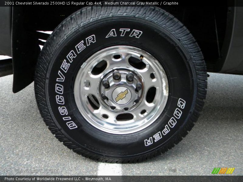 Medium Charcoal Gray Metallic / Graphite 2001 Chevrolet Silverado 2500HD LS Regular Cab 4x4