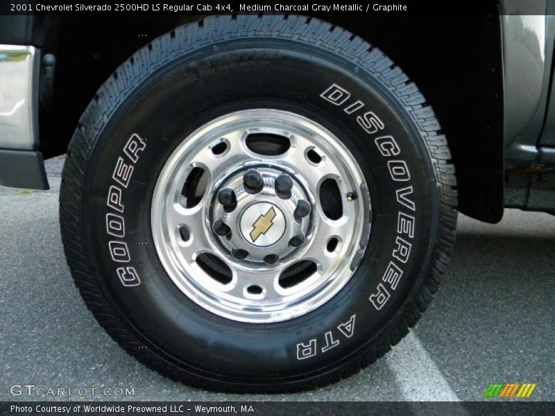 Medium Charcoal Gray Metallic / Graphite 2001 Chevrolet Silverado 2500HD LS Regular Cab 4x4