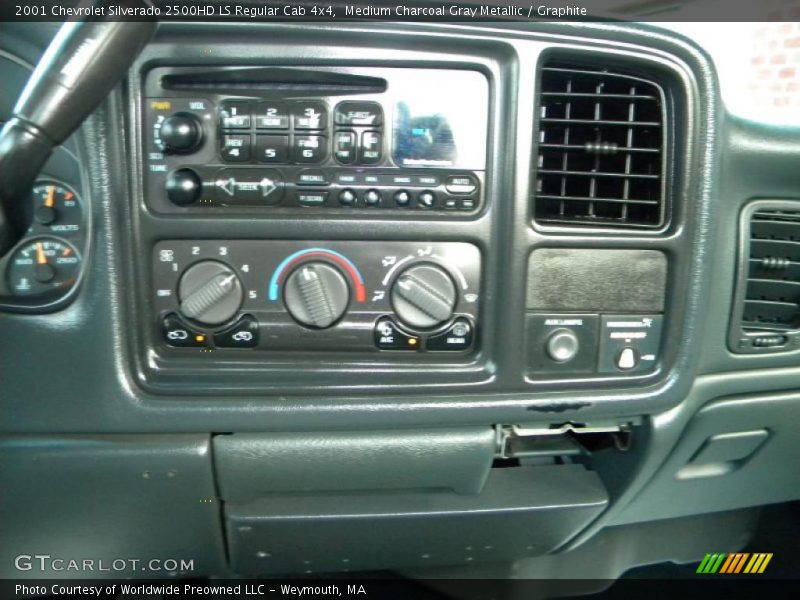 Medium Charcoal Gray Metallic / Graphite 2001 Chevrolet Silverado 2500HD LS Regular Cab 4x4