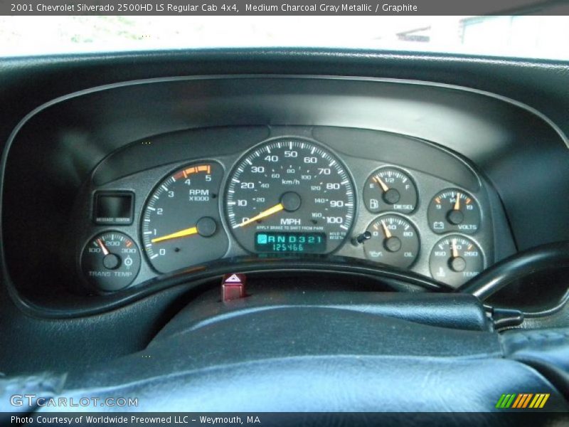  2001 Silverado 2500HD LS Regular Cab 4x4 LS Regular Cab 4x4 Gauges