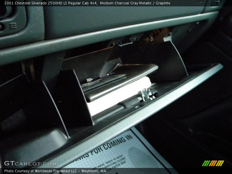 Medium Charcoal Gray Metallic / Graphite 2001 Chevrolet Silverado 2500HD LS Regular Cab 4x4