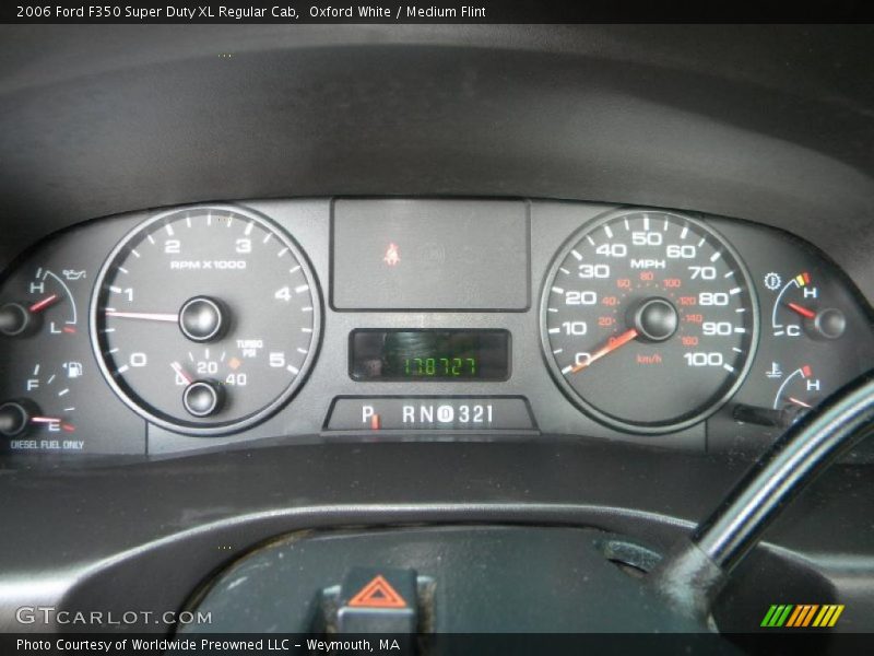  2006 F350 Super Duty XL Regular Cab XL Regular Cab Gauges