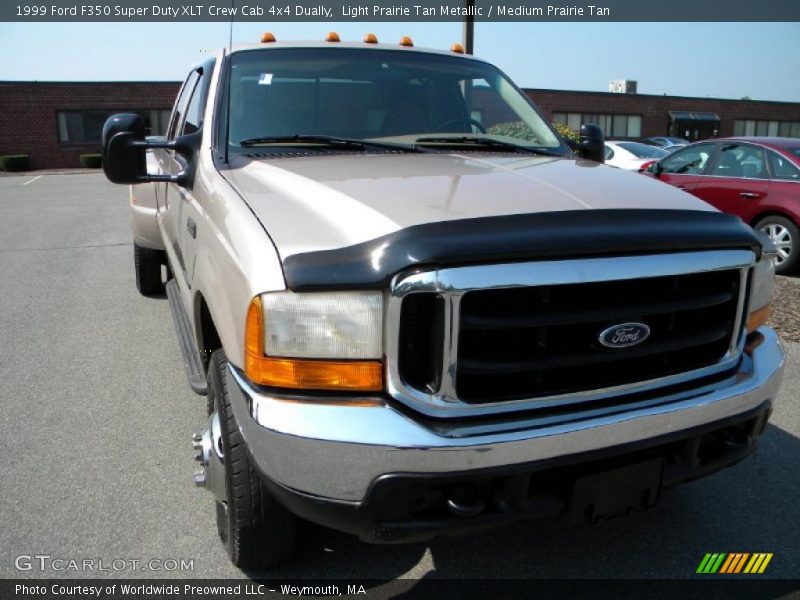 Light Prairie Tan Metallic / Medium Prairie Tan 1999 Ford F350 Super Duty XLT Crew Cab 4x4 Dually