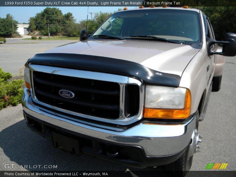 Light Prairie Tan Metallic / Medium Prairie Tan 1999 Ford F350 Super Duty XLT Crew Cab 4x4 Dually