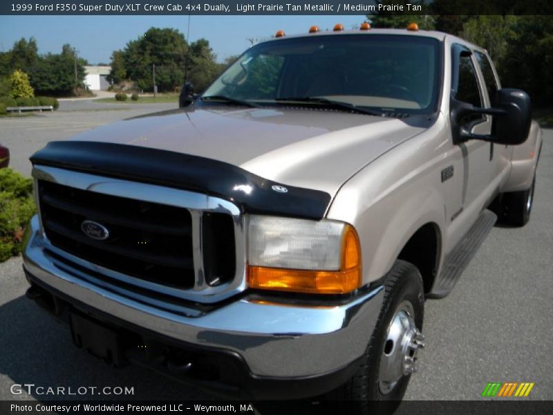 Light Prairie Tan Metallic / Medium Prairie Tan 1999 Ford F350 Super Duty XLT Crew Cab 4x4 Dually