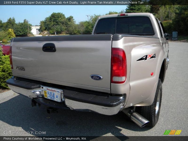 Light Prairie Tan Metallic / Medium Prairie Tan 1999 Ford F350 Super Duty XLT Crew Cab 4x4 Dually