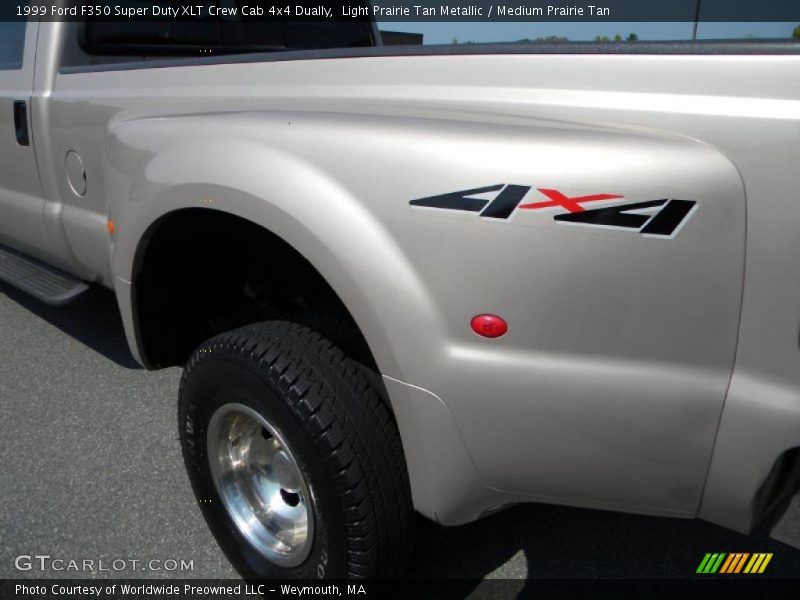 Light Prairie Tan Metallic / Medium Prairie Tan 1999 Ford F350 Super Duty XLT Crew Cab 4x4 Dually