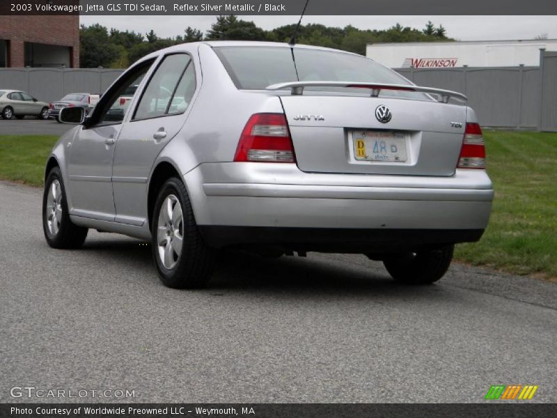 Reflex Silver Metallic / Black 2003 Volkswagen Jetta GLS TDI Sedan