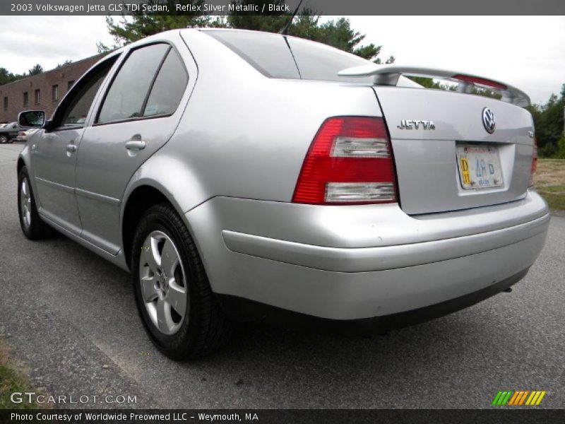 Reflex Silver Metallic / Black 2003 Volkswagen Jetta GLS TDI Sedan