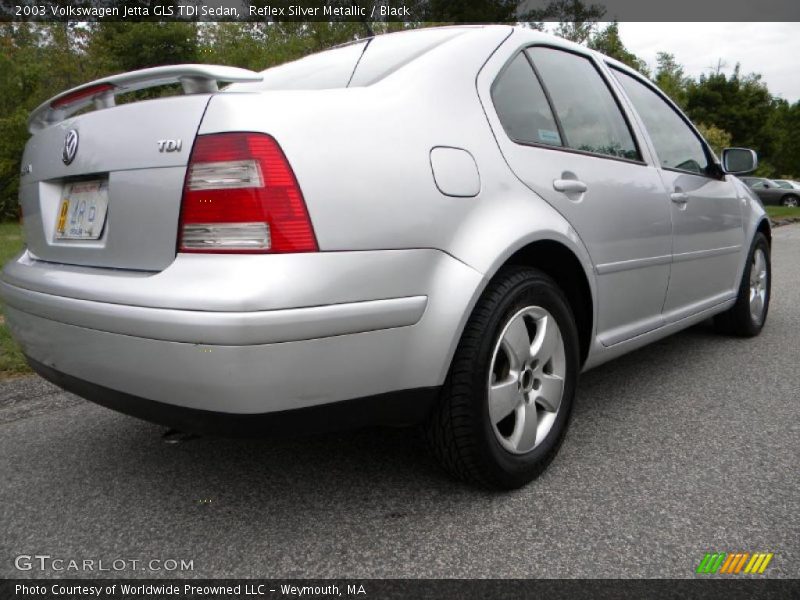 Reflex Silver Metallic / Black 2003 Volkswagen Jetta GLS TDI Sedan