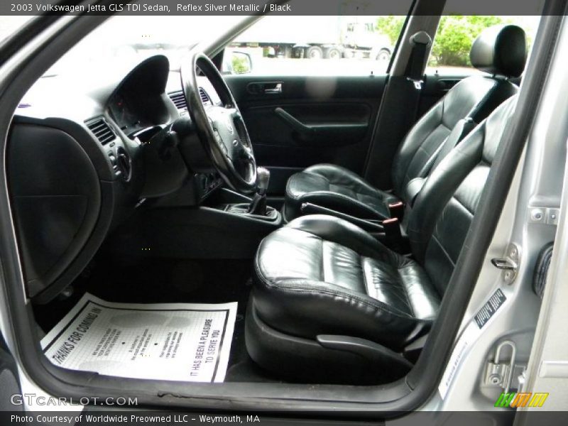  2003 Jetta GLS TDI Sedan Black Interior