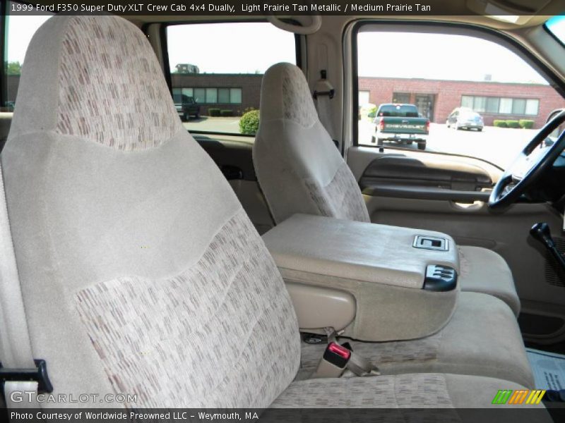 Light Prairie Tan Metallic / Medium Prairie Tan 1999 Ford F350 Super Duty XLT Crew Cab 4x4 Dually