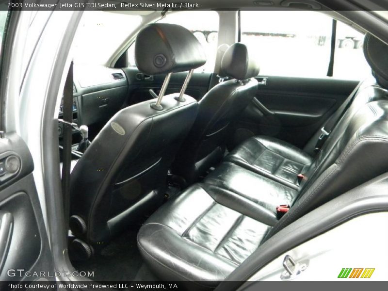 Reflex Silver Metallic / Black 2003 Volkswagen Jetta GLS TDI Sedan