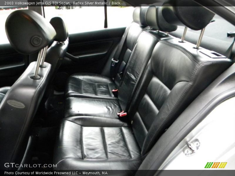 Reflex Silver Metallic / Black 2003 Volkswagen Jetta GLS TDI Sedan