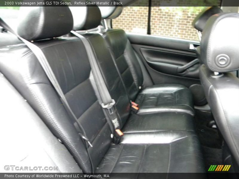 Reflex Silver Metallic / Black 2003 Volkswagen Jetta GLS TDI Sedan