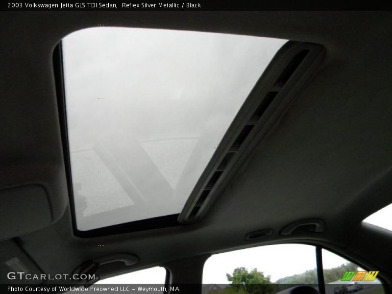 Reflex Silver Metallic / Black 2003 Volkswagen Jetta GLS TDI Sedan
