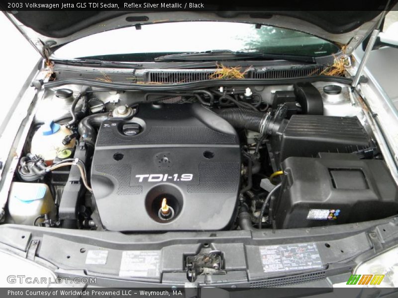  2003 Jetta GLS TDI Sedan Engine - 1.9 Liter TDI SOHC 8-Valve Turbo-Diesel 4 Cylinder