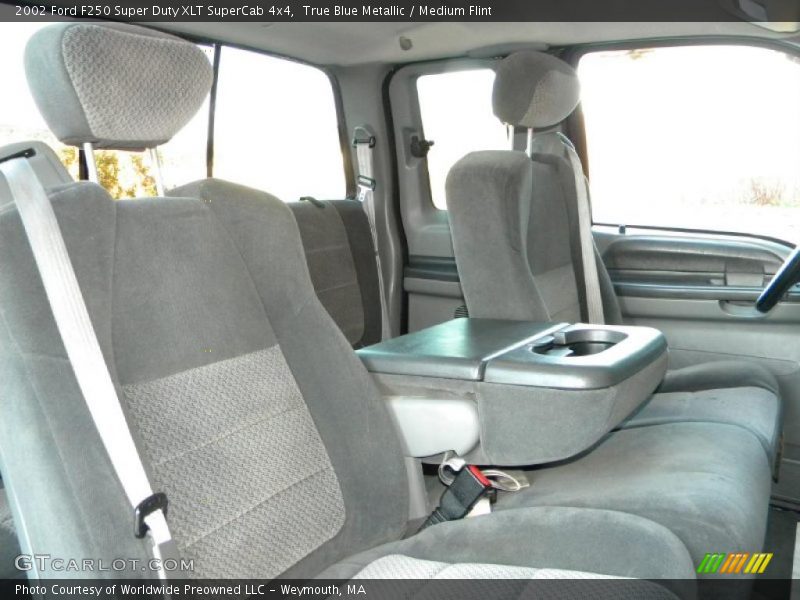  2002 F250 Super Duty XLT SuperCab 4x4 Medium Flint Interior