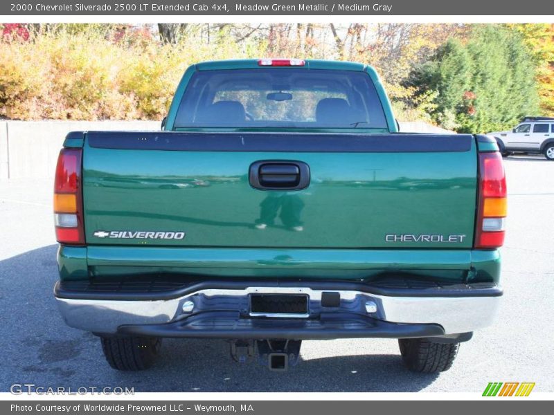 Meadow Green Metallic / Medium Gray 2000 Chevrolet Silverado 2500 LT Extended Cab 4x4