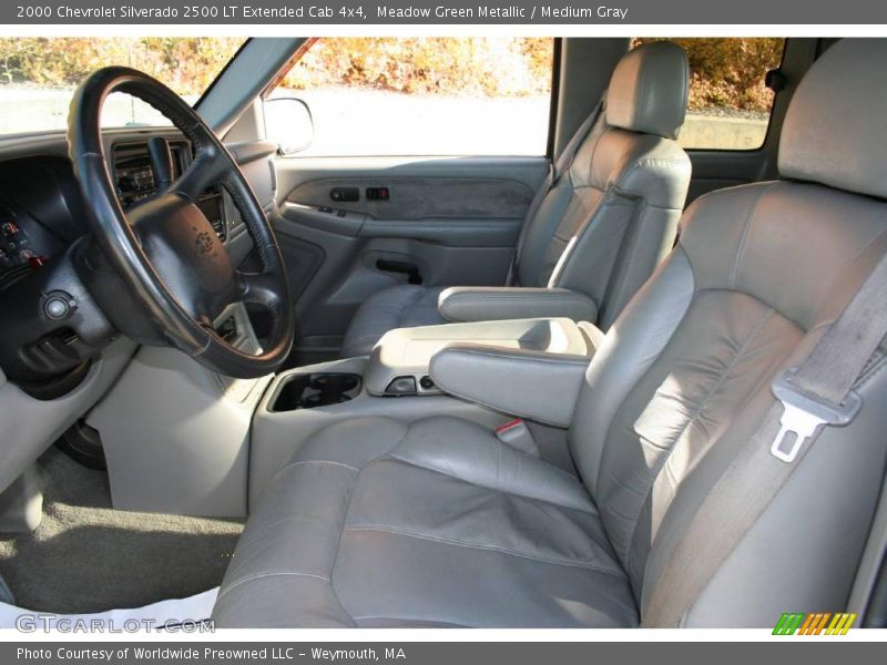  2000 Silverado 2500 LT Extended Cab 4x4 Medium Gray Interior