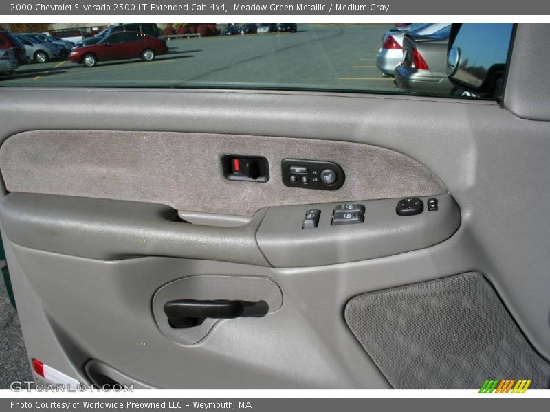 Meadow Green Metallic / Medium Gray 2000 Chevrolet Silverado 2500 LT Extended Cab 4x4
