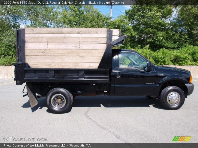 Black / Medium Graphite 1999 Ford F350 Super Duty XL Regular Cab 4x4 Chassis