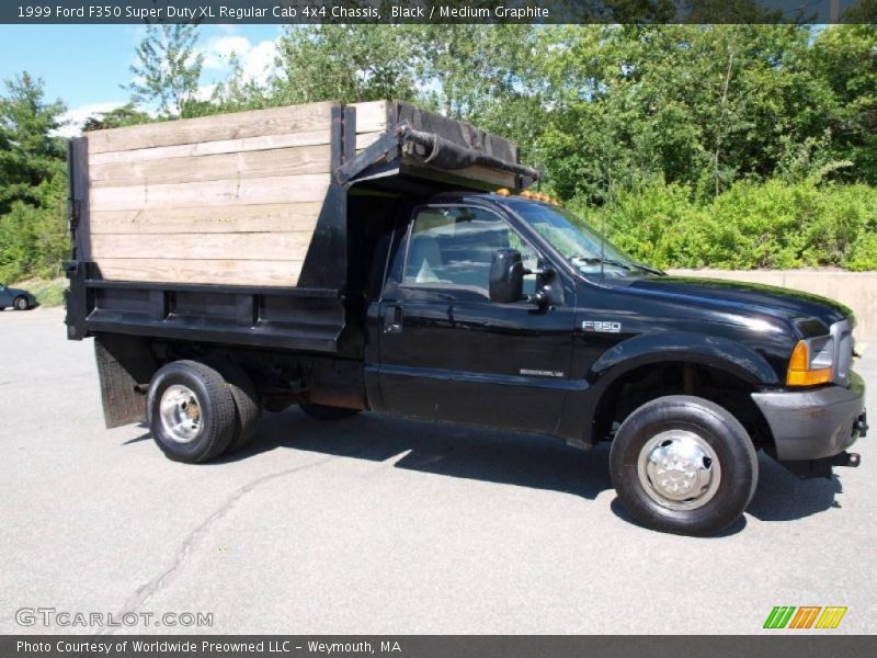 Black / Medium Graphite 1999 Ford F350 Super Duty XL Regular Cab 4x4 Chassis