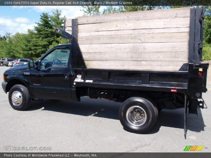 Black / Medium Graphite 1999 Ford F350 Super Duty XL Regular Cab 4x4 Chassis